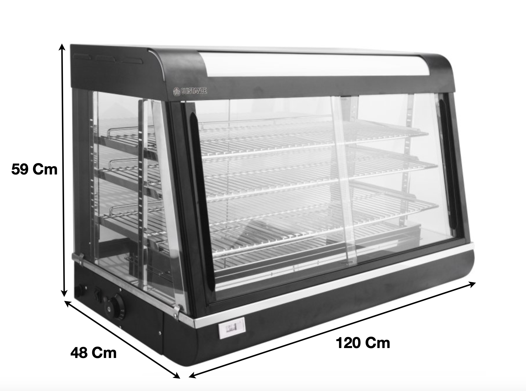 Vitrine chauffante 370 L. | CUIST FM48