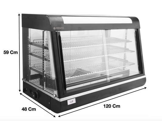 Vitrine chauffante 370 L. | CUIST FM48