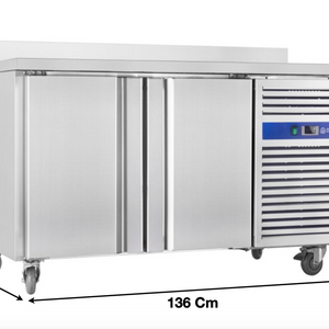 Meuble table congélateur – 2 portes pleines | CUIST SNACK2200BT - EQUIPEMENT RESTAURATION 
