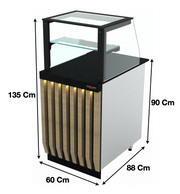 Meuble caisse 60cm – Marque: SGS GASTRO | SGSKS601 - EQUIPEMENT RESTAURATION 