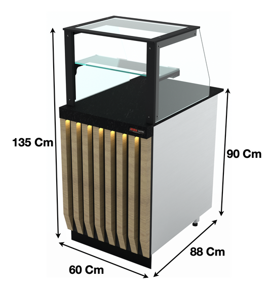 Meuble caisse 60cm – Marque: SGS GASTRO | SGSKS601