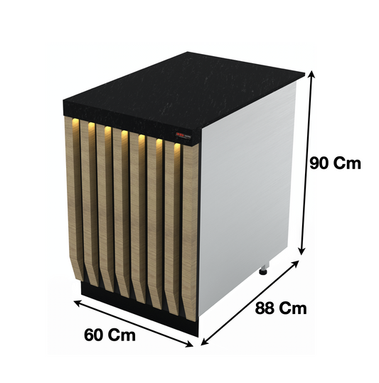 Meuble caisse 60cm – Marque: SGS GASTRO SGSKS602