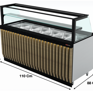Saladette 110Cm / 3 x GN1/1 / 260 Litres – Marque: SGS GASTRO | SGS-BSS-110 - EQUIPEMENT RESTAURATION 