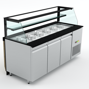 Saladette 110Cm / 3 x GN1/1 / 260 Litres – Marque: SGS GASTRO | SGS-BSS-110 - EQUIPEMENT RESTAURATION 