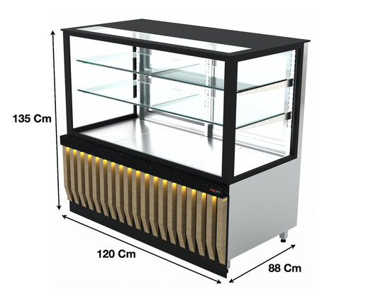 Vitrine 120Cm / Spécial Viandes – Marque: SGS GASTRO | SGSDT12V - EQUIPEMENT RESTAURATION 