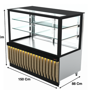 Vitrine 150Cm / 420 Litres – Marque: SGS GASTRO | SGS-DT-150 - EQUIPEMENT RESTAURATION 