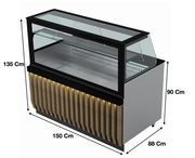 Vitrine 150Cm / 625 Litres – Marque: SGS GASTRO | SGSMZYD15 - EQUIPEMENT RESTAURATION 