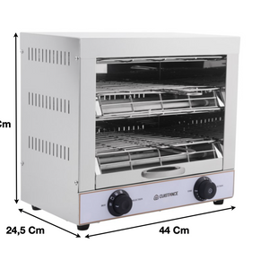 Toasteur à quartz double | CUIST QT2 - EQUIPEMENT RESTAURATION 