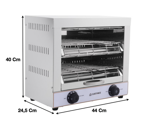 Toasteur à quartz double | CUIST QT2