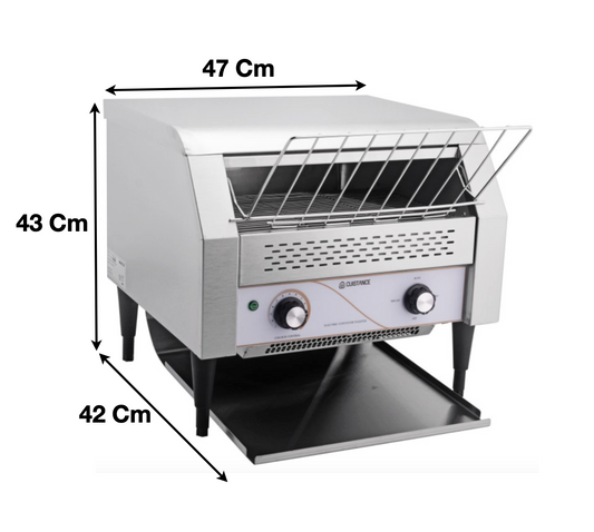 Toasteur à convoyeur large | CUIST CT3