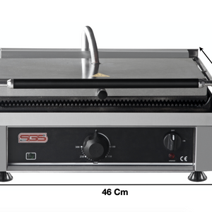 Machine à panini GM – Rainurée/Rainurée Marque: SGS GASTRO | TG-2740-E