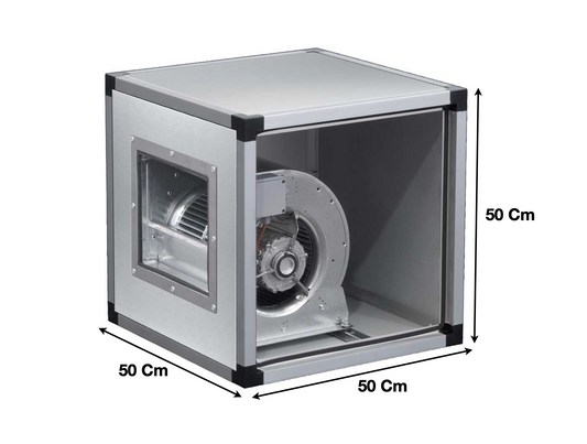 Caisson de ventilation centrifuge motorisé 7/7 | ECM774 | KAER