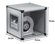 Caisson de ventilation centrifuge motorisé 12/12 | ECM12126T | KAER - EQUIPEMENT RESTAURATION 