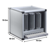 Groupe filtrant à charbon actif | ECO14 | KAER - EQUIPEMENT RESTAURATION 