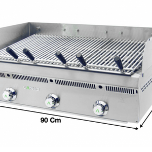 Grillade charcoal 3 zones gaz – Grille Poisson, Marque: MAINHO | M04-PBV90O - EQUIPEMENT RESTAURATION 