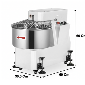 Pétrin à spirale 20 L – Cuve & Tête fixe | CUIST LM20 - EQUIPEMENT RESTAURATION 