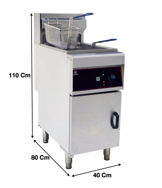 Friteuse électrique 10+10 L. sur coffre – Haut Rendement | CUIST DF10L2