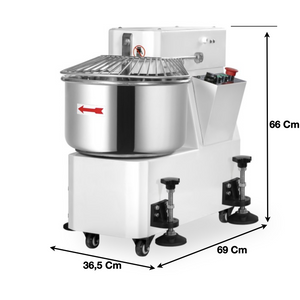 Pétrin spirale 20 L. / 2 Vitesses – Cuve & Tête fixe | CUIST LM20A - EQUIPEMENT RESTAURATION 