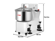 Pétrin spirale 30 L. / 2 Vitesses – Cuve & Tête fixe | CUIST LM30A - EQUIPEMENT RESTAURATION 