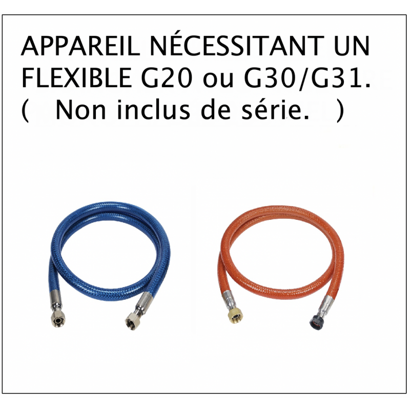 Plaque 2 zones chromée gaz – Série TEPPANYAKI | MAINHO M04-FC1207TY