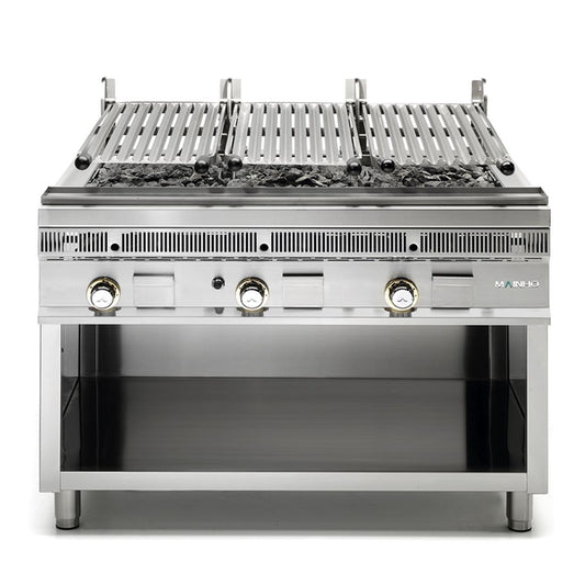 Grillade charcoal 3 zones gaz – Marque: MAINHO | M04-PSI120