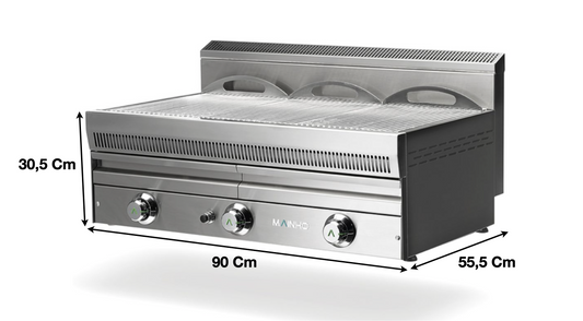 Grill gaz à eau 3 Zones –Marque: MAINHO | M04-NG90