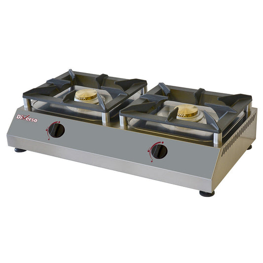 Réchaud de table gaz double feux - WR-RTD/2G - RÉCHAUD GAZ