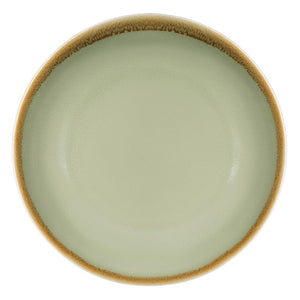 Assiette plate ronde couleur mousse Kiln Olympia 230mm lot de 6 - EQUIPEMENT RESTAURATION 