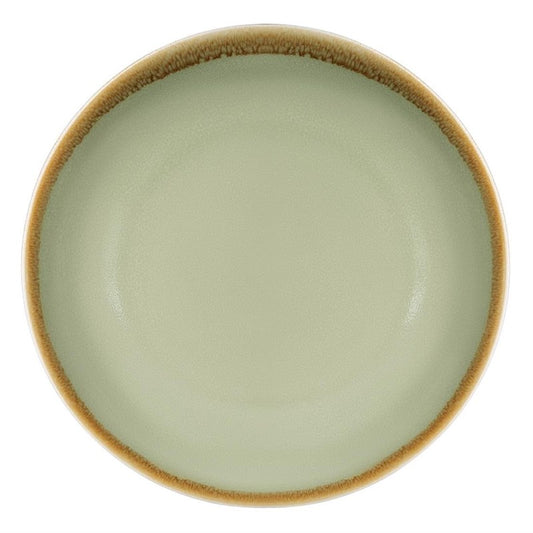 Assiette plate ronde couleur mousse Kiln Olympia 230mm lot de 6 - EQUIPEMENT RESTAURATION 