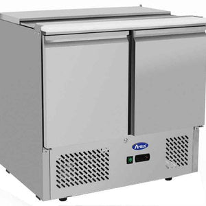 Saladette GN1/1 - 2 portes - Inox - ESL3800GR - EQUIPEMENT RESTAURATION 
