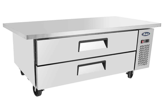 Soubassement réfrigéré - 2 tiroirs - Inox - 235 L - MGF8451GR - EQUIPEMENT RESTAURATION 