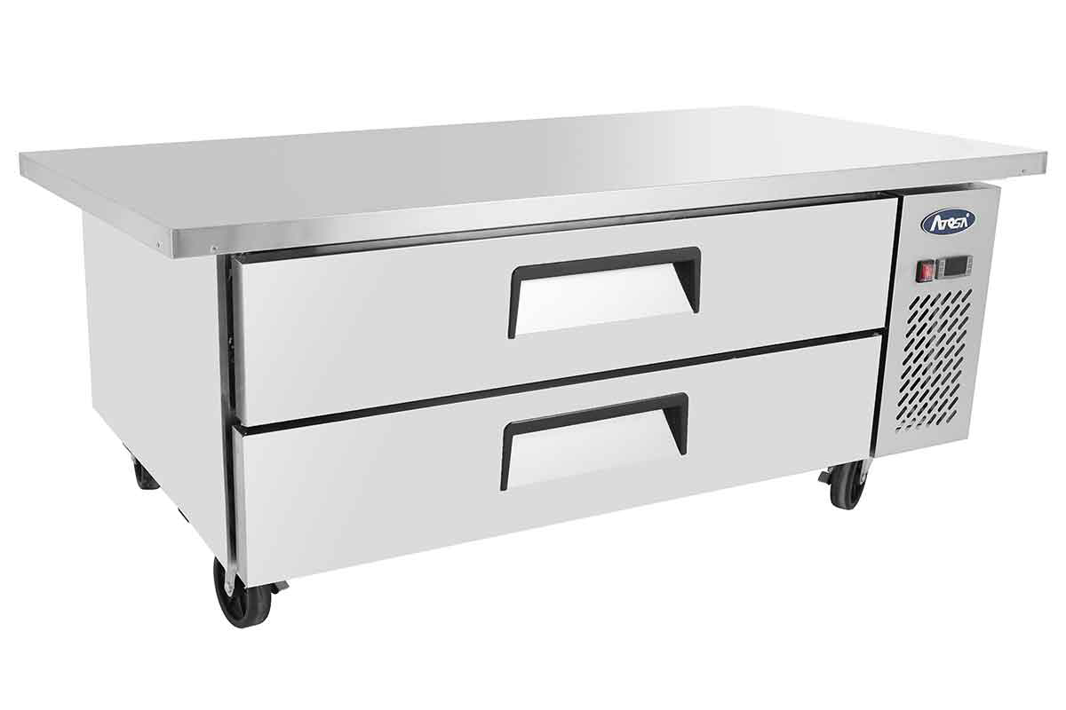 Soubassement réfrigéré - 2 tiroirs - Inox - 235 L - MGF8452GR - EQUIPEMENT RESTAURATION 