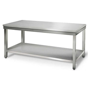 Table de travail avec tablette inférieure - 1000X700 - TL1071KD - EQUIPEMENT RESTAURATION 