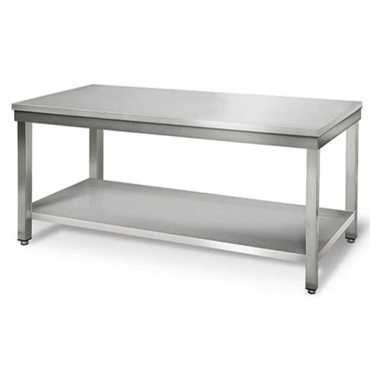Table de travail avec tablette inférieure - 1000X700 - TL1071KD - EQUIPEMENT RESTAURATION 