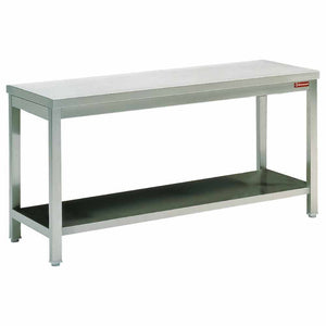 Table de travail avec tablette inférieure - 1400X700 - TL1471KD - EQUIPEMENT RESTAURATION 