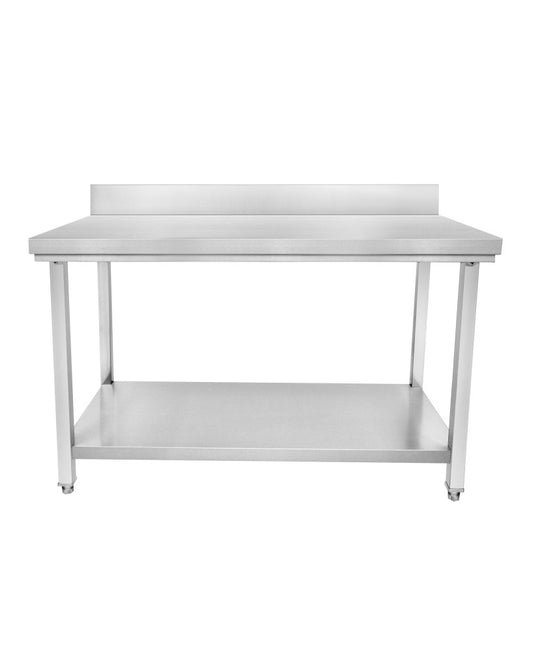 Table inox adossé 800 x 700 x 950 mm | CUIST STTB087 - EQUIPEMENT RESTAURATION 