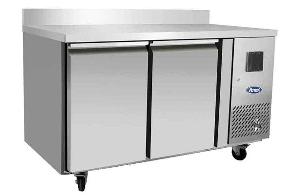Table réfrigérée négative GN1/1 avec dosseret - 2 portes - Inox - EPF3462GR-SB - EQUIPEMENT RESTAURATION 