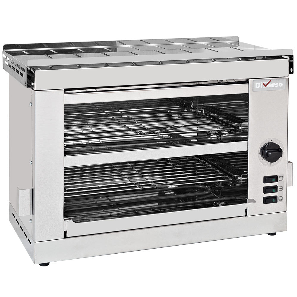 Toaster-salamandre 2 étages avec minuterie - WR-TSE2-D - TOASTER-SALAMANDRE