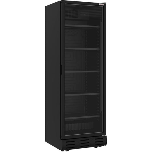 Vitrine ventilée positive - 5 niveaux - 382 L - Noire - WR-38CS-SB - VITRINE VENTILÉE